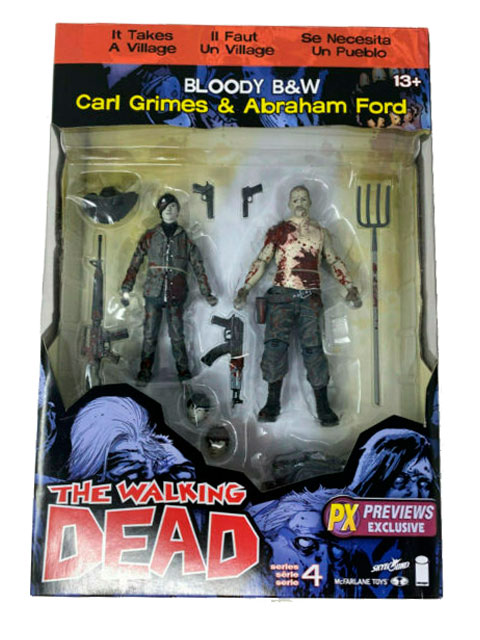limpiar acuerdo Evaluación McFarlane Toys - The Walking Dead: Action figures exclusive - BLOODY CARL  GRIMES and ABRAHAM FORD 2p